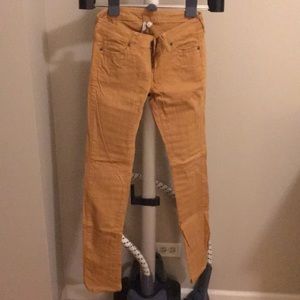 Ming by Mango Mustard Yellow Jeans